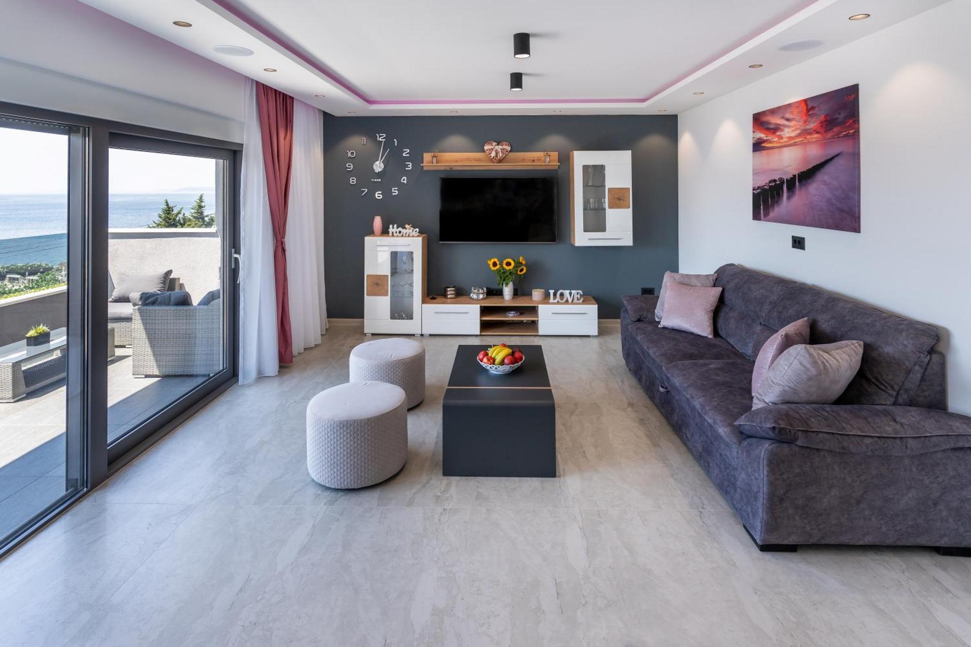 Luxury Apartment Lorena - Private Heated Pool - イェセニツェ エクステリア 写真